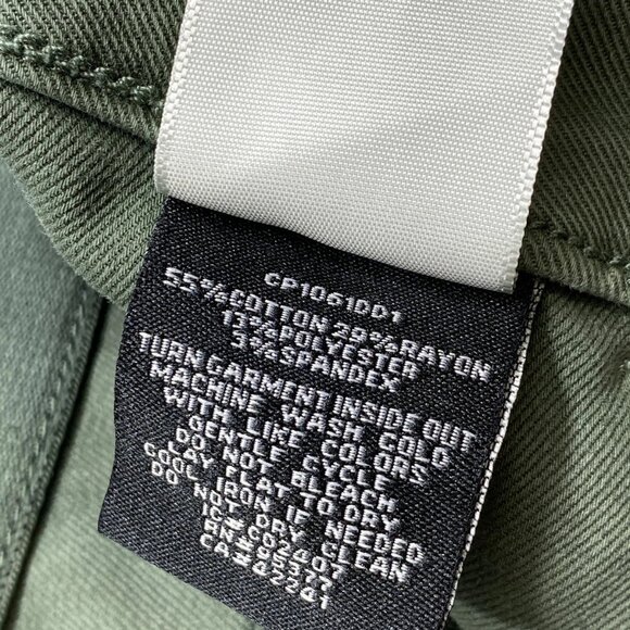 NEW SANCTUARY DENIM Women's Cargo Pants Green Size 29 Sculpted Hayden Slim Dark - Picture 7 of 12